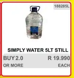 KitKat Cash and Carry SIMPLY WATER 5LT STILL offer