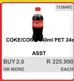 KitKat Cash and Carry COKE/CORE 440ml PET 24s offer