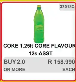 KitKat Cash and Carry COKE 1.25lt CORE FLAVOUR 12s ASST offer