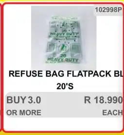 KitKat Cash and Carry REFUSE BAG FLATPACK BLACK 20'S offer