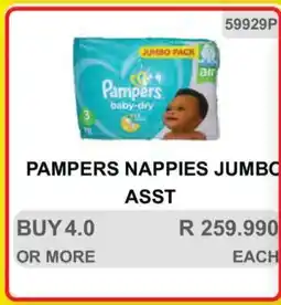 KitKat Cash and Carry Pampers Nappies Jumbo Asst offer