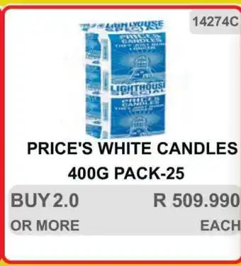KitKat Cash and Carry PRICE'S WHITE CANDLES offer