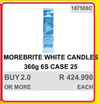 KitKat Cash and Carry MOREBRITE WHITE CANDLES offer