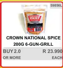 KitKat Cash and Carry CROWN NATIONAL SPICE 200G 6-GUN-GRILL offer