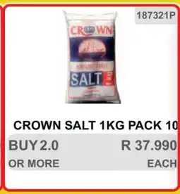 KitKat Cash and Carry CROWN SALT 1KG PACK 10 offer