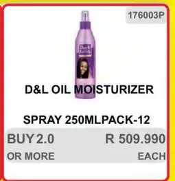 KitKat Cash and Carry D&L OIL MOISTURIZER offer