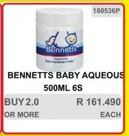 KitKat Cash and Carry BENNETTS BABY AQUEOUS 500ML 6S offer