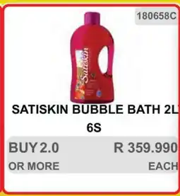 KitKat Cash and Carry SATISKIN BUBBLE BATH 2L 6S offer