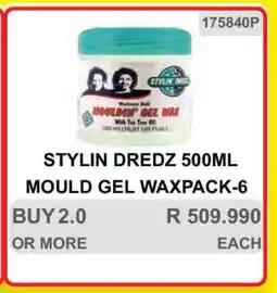 KitKat Cash and Carry STYLIN DREDZ 500ML MOULD GEL WAXPACK-6 offer