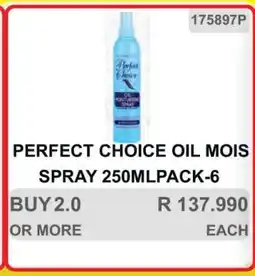 KitKat Cash and Carry PERFECT CHOICE OIL MOIS SPRAY 250MLPACK-6 offer