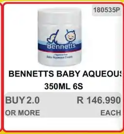 KitKat Cash and Carry BENNETTS BABY AQUEOUS 350ML 6S offer