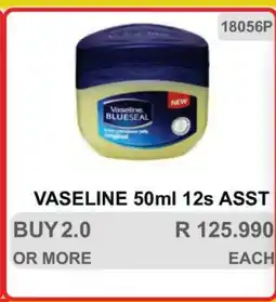 KitKat Cash and Carry VASELINE 50ml 12s ASST offer