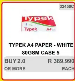 KitKat Cash and Carry Typek A4 Paper - White 80GSM Case 5 offer