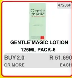 KitKat Cash and Carry GENTLE MAGIC LOTION 125ML PACK-6 offer