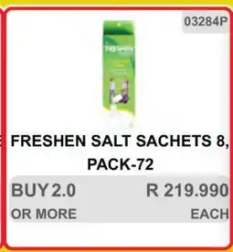 KitKat Cash and Carry FRESHEN SALT SACHETS 8, PACK-72 offer