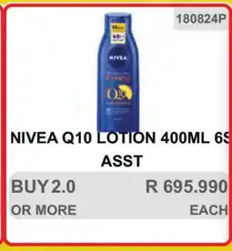 KitKat Cash and Carry NIVEA Q10 LOTION 400ML 6S ASST offer