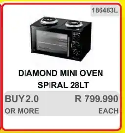 KitKat Cash and Carry DIAMOND MINI OVEN SPIRAL 28LT offer