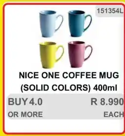 KitKat Cash and Carry NICE ONE COFFEE MUG (SOLID COLORS) 400ml offer