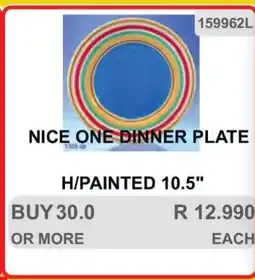 KitKat Cash and Carry NICE ONE DINNER PLATE offer
