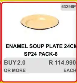 KitKat Cash and Carry ENAMEL SOUP PLATE 24CM SP24 PACK-6 offer