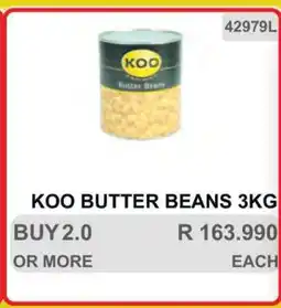 KitKat Cash and Carry KOO Butter Beans 3KG offer