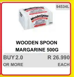 KitKat Cash and Carry WOODEN SPOON MARGARINE 500G offer