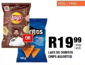 Take 'n Pay Lays or doritos chips assorted offer