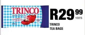 Take 'n Pay Trinco tea bags offer