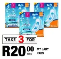 Take 'n Pay My lady pads offer