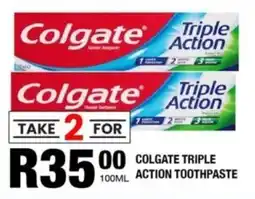 Take 'n Pay Colgate triple action toothpaste offer