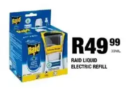 Take 'n Pay Raid liquid electric refill offer