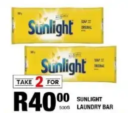 Take 'n Pay Sunlight laundry bar offer