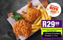 Take 'n Pay Crumbed Chicken & Chips offer
