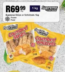Take 'n Pay Supreme Strips or Schnitzels offer