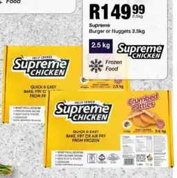 Take 'n Pay Supreme Burger or Nuggets offer