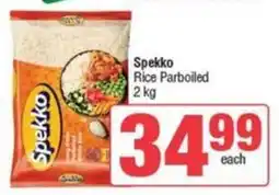 Spar Spekko Rice Parboiled offer