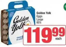 Spar Golden Yolk Eggs Large offer