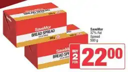 Spar SaveMor 37% Fat Spread offer