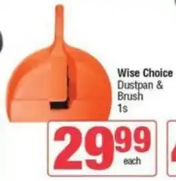 Spar Wise Choice Dustpan & Brush offer