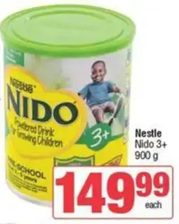 Spar Nestle Nido 3+ offer