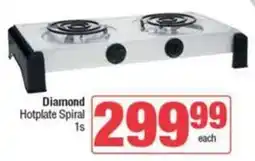 Spar Diamond Hotplate Spiral offer