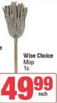 Spar Wise Choice Mop offer