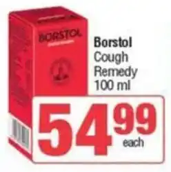 Spar Borstol Cough Remedy offer