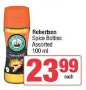 Spar Robertson Spice Bottles Assorted offer