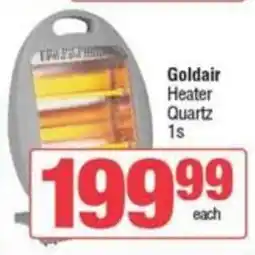 Spar Goldair Heater Quartz offer