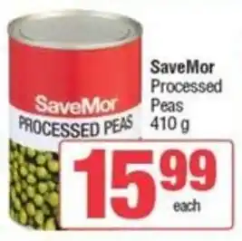 Spar SaveMor Processed Peas offer