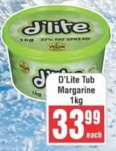 Frontline D'Lite Tub Margarine offer