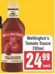 Frontline Wellington's Tomato Sauce offer