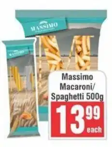 Frontline Massimo Macaroni/ Spaghetti offer