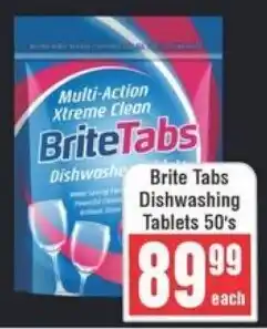 Frontline Brite Tabs Dishwashing Tablets offer